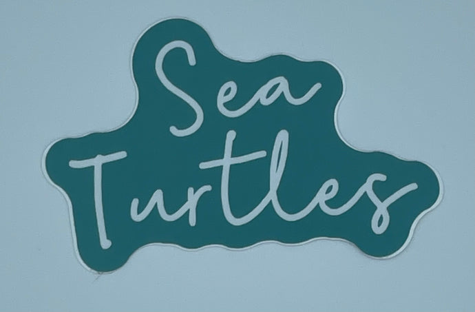 Breathe Sea Turtle Sticker