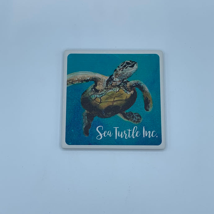 Sea Turtle - Single Stone Coaster